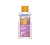 lavera Lotion solaire Sensitiv Kids SPF 50 - Crème solaire pour enfants - Sans filtre UV chimique - Pour peaux sensibles - Imperméable - Végétalien - Cosmétique naturel - 100 ml