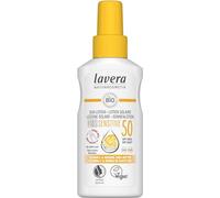 lavera Lotion Solaire Sensitive KIDS SPF 50 - Crème solaire pour enfants - protection minérale immédiate - résistante à l'eau - vegan - cosmétique naturelle - 100 ml