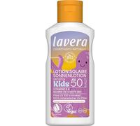 lavera Lotion Solaire Sensitive Kids SPF 50 - spécialement conçue pour la peau sensible de l’enfant - Sans filtres UV chimiques par ex. octocrylène, octinoxate et oxybenzone - vegan - 100 ml