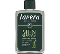 lavera Men sensitiv Baume Après-Rasage - prévient les sensations de brûlure, les rougeurs et le dessèchement - apaise la peau irritée - soins pour hommes - vegan - 100 ml