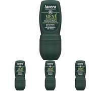 lavera Men sensitiv Deo Roll-On - sans aluminium - 48h+ de protection efficace contre les odeurs de transpiration - soins pour hommes - vegan - 50 ml (Lot de 4)