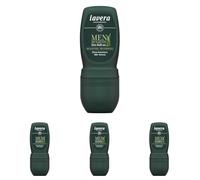 lavera Men Sensitiv Déodorant roll-On - Protection 48 h - Sans aluminium - Fiable pour le sport - Végétalien - Cosmétique naturel - 50 ml (Lot de 4)