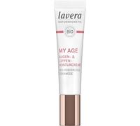 lavera MY AGE Crème contour yeux & lèvres - atténue les rides & ridules - raffermit le contour des yeux & des lèvres des peaux matures - vegan - cosmétiques naturels - 15 ml