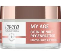 lavera MY AGE Crème de nuit - Crème de nuit contre la pigmentation - pour peaux matures - donne tonus & élasticité - vegan - cosmétiques naturels - 50 ml