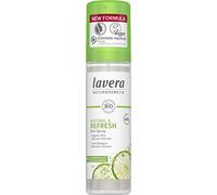 lavera NATURAL REFRESH Déodorant en spray - Unisexe - Citron vert bio et minéraux - Protection 48h - Sans aluminium - Végétalien - Cosmétique naturel (75 ml)