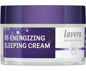 lavera Re-Energizing Crème de sommeil - Renouvellement naturel des cellules - Revitalise le teint de la peau - Hydratante - Végétalien - Cosmétique naturel - 50 ml