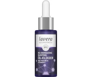 lavera Re-Energizing Élixir d'huile de sommeil - Renouvellement cellulaire naturel - Revitalise le teint de la peau - Hydratant - Végétalien - Cosmétique naturel - 30 ml