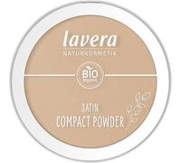 Lavera Poudre compacte Satin – Huile d'amande bio & poudre de riz bio – Végan – Tanned 03 9,5 g