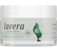 lavera Barrier Balance Crème de jour sans alcool Sans parfum Hydratant et régénérant Renforce la barrière cutanée Prébiotiques Végétalien Cosmétique naturel 50 ml