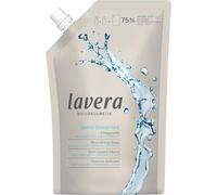 lavera soin lavant mains basis sensitive 500ml | Formule au pH neutre pour la peau, nettoyage rafraîchissant, soin nourrissant, parfum délicat, vegan, cosmétiques naturels
