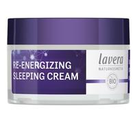 lavera Re-Energizing Crème de sommeil - Renouvellement naturel des cellules - Revitalise le teint de la peau - Hydratante - Végétalien - Cosmétique naturel - 50 ml