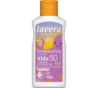 lavera Lotion solaire Sensitiv Kids SPF 50 - Crème solaire pour enfants - Sans filtre UV chimique - Pour peaux sensibles - Imperméable - Végétalien - Cosmétique naturel - 100 ml
