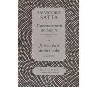 L'avertissement De Socrate - Je Vous Écris Avant L'aube - 2 Volumes