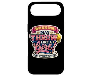 L'avertissement de Softball Peut Passer comme Une Fille et Vous Frapper Coque pour iPhone Air