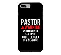 L'avertissement du Pasteur Pourrait être utilisé dans Un Sermon chrétien Blague Coque pour iPhone 7 Plus/8 Plus