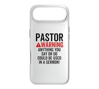 L'avertissement du Pasteur Pourrait être utilisé dans Un Sermon chrétien Blague Coque pour iPhone Air