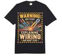 L'avertissement Peut Commencer à Expliquer Le câblage et ne s'arrêtera Pas Comfort Colors Adult Heavyweight T-Shirt