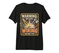 L'avertissement Peut Commencer à Expliquer Le câblage et ne s'arrêtera Pas T-Shirt Haut de Gamme