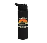 L'avertissement peut commencer à parler de la Seconde Guerre mondiale - Historien de l'histoire Stainless Steel Insulated Water Bottle