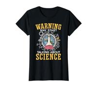 L'avertissement Peut Commencer à Parler de Science, biologie, Chimie T-Shirt Graphique avec Valeur