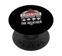L'avertissement Peut Commencer à Parler des tempêtes de Pluie PopSockets PopGrip Adhésif