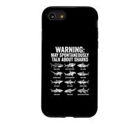 L'avertissement Peut Parler spontanément des Requins océan Coque pour iPhone SE (2020) / 7/8