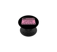 L'avertissement Peut spontanément Commencer à Parler des Chats Noirs PopSockets PopGrip Adhésif
