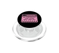 L'avertissement Peut spontanément Commencer à Parler des Chats tigrés PopSockets PopGrip pour MagSafe