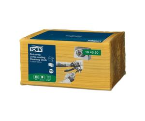 Lavette ajourées non tissées synthétiques Tork premium couleur - Paquet de 40