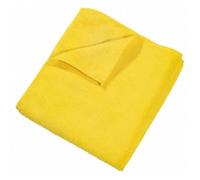 Lavette microfibre multi-usages format 38 x 38cm - Lot de 5 JAUNE