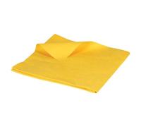 Lavette microfibre non tissée lisse jaune