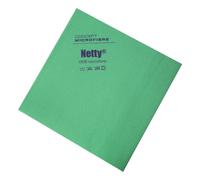 Lavette microfibre non tissée Netty Concept Microfibre vert, lot de 5