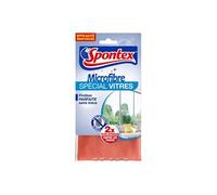 SPONTEX - Microfibre Spécial Vitres XXL - Nettoie et élimine les traces de doigts - Fait briller - 2x plus efficace contre les traces