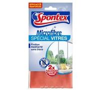 Spontex Microfibre Spécial Vitres XXL | Lavable à 60 °C, 2x Plus Efficace, Nettoyage sans Trace | 40 x 50 cm, 1 Pièce