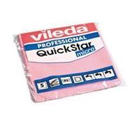 Lavette QuickStar microfibres rose - paquet de …