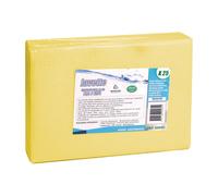 Lavettes Guialto antibactériennes jaunes, lot de 25