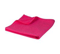 Lavettes microfibre à bouclettes fuchsia/rouge par 10