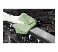 Spontex Lavette microfibre recyclée verte - Lot de 5