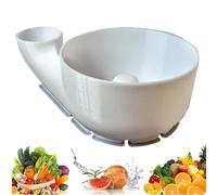 Laveur automatique, bac de lavage à fruits avec tamis d'évacuation, panier de lavage et de séchage multi-usages, idéal pour la maison, la cuisine et les pique-niques en plein air