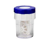 Laveur de lentilles de , nettoyant manuel pour lentilles de , laveuse manuelle pour lentilles boîtier, récipient de lentilles portable pour l'entretien de la maison, dor