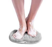 Laveur de Pieds de Douche,Brosse à Récurer pour Massage des Pieds de Douche avec Antidérapant et Poils Forts Doux pour Soins des Pieds Propre et en Profondeur Améliore la Circulation Exfoliation