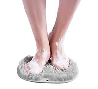 Laveur de Pieds de Douche,Brosse à Récurer pour Massage des Pieds de Douche avec Antidérapant et Poils Forts Doux pour Soins des Pieds Propre et en Profondeur Améliore la Circulation Exfoliation