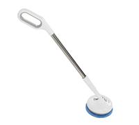 Laveur électrique sans Fil, Arbre Rétractable Rotatif, Nettoyeur de Vitres électrique Portable Multifonctionnel 8,5 W 5 V 2 A Charge USB Haute Efficacité Brosse de Lavage de Vitres(Blanc)