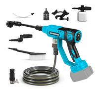 Laveuse à Pression sans Fil Compatible avec Batterie Dewalt 20V, 500W 710PSI Pistolet à Lave-Linge à Haute Pression portatif pour Le Nettoyage de Voiture et de la Maison (sans Batterie)
