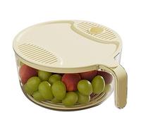 Laveuse à Riz, Passoire à Quinoa, Bol de Lavage de Riz en Plastique pour Grains de Quinoa, Passoire de Cuisine avec Poignée, Bol D'égouttage de Légumes de Grande Capacité pour la Cuisine et(S)