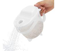 Laveuse à riz passoire passoire bol à laver laveuse à fruits, 14 oz égouttoir de cuisine pour nettoyer les grains de légumes pâtes aux fruits baies quinoa