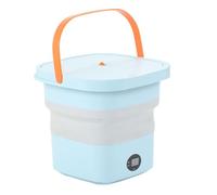 Laveuse à Seau Portative, Mini Laveuse Pliable 100 à 240 V pour Drom (Prise UE)