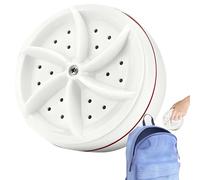 Laveuse à turbine - Mini machine à laver compacte pour dortoirs et appartements, petite laveuse à linge silencieuse pour serviettes, chaussettes, fruits, nettoyages en profondeur compacts pour la