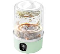 Laveuse de sous-vêtements, mini machine de nettoyage portable, appareil de nettoyage de vêtements rechargeable, nettoie les serviettes, les sous-vêtements, les chaussettes, convient pour les vo green