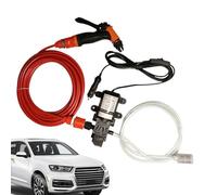 Laveuse De Voiture, Nettoyant À Pression Électrique Portable 12V, Outil De Nettoyage À Haute Pression avec Réglable, Conception Légère Et Compacte, 1 Ensemble pour L'allée De Patio De Camion De C